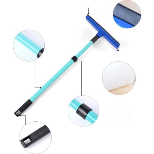 Lengthened wipe glass cleaner thick wipe window cleaner Handle Adjustable Windshield Window Glass Wash Cleaner Brush