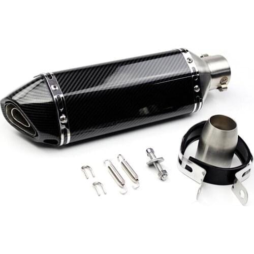 Universal 51MM inlet For Exhaust Muffler Motorcycle With DB killer For triumph street triple cbr250r suzuki drz 400