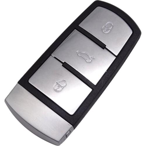 Wilongda 3 Buttons Smart Remote Key Keyless Fob For VW Passat B6 3C B7 Magotan CC Car key shell Case