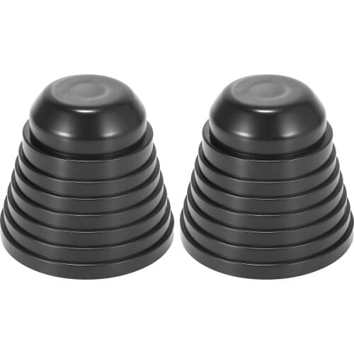 X Autohaux 2pcs 70mm 75mm 80mm 85mm 90mm 95mm 100mm Car Rubber Housing Seal Caps Headlight Dust Cover Waterproof Dustproof Cap