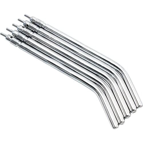 10 pcs/lot Dental Air Water Spray Triple Syringe Stainless Steel Three-purpose NozzlesTips for Handpiece Dentist Lab Equipment