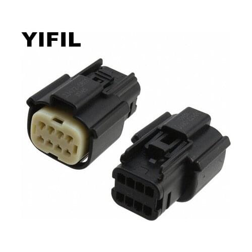 2/4/10/20/50pcs/lot 8 Pin/Way Female Headlight Daytime Running Light Lamp Connector Radar Plug For Ford Mondeo Buick Chevrolet