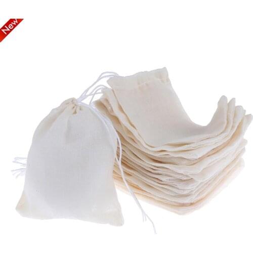 20pcs Empty Tea Bags With String Teaware Filter For Herb Loose Tea Soup Flavoring Cooking Teabags Kitchen Accessaries