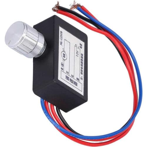 DC Speed Controllers Electronic Speed Switch PWM Monitor Dimmer Governor DC Motor Speed Controller for DC Motor Speed Control