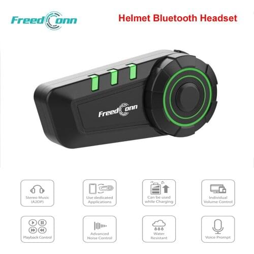 Freedconn KY Motorcycle Bluetooth Helmet Stereo Headphone Waterproof Moto Helmets Headsets Hand Free Headphone with FM Radio