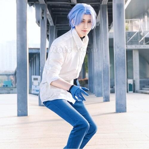 Anime SK8 the Infinity Langa Hasegawa Cosplay Costume Men School Uniform Halloween Carnival Party Tops Shirt Pant Sets C95M120