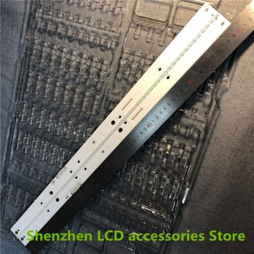 New 2 PCS 66LED LED strip for Samsung UN55MU7000FXZA S_KU6.4/6.5K_55_SFL70_R66 L66 LM41-00462A 0059A V6ER_550SMA_LED66_R2