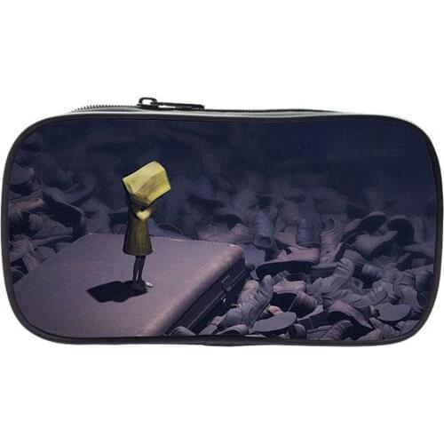 Little Nightmares 2 Pencil Case Student Zipper Stationery Storage Bag Boy Multifunction Pencil Box Girl Makeup Bags
