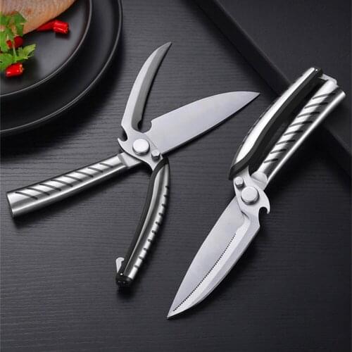 Multifunctional Scissors Stainless Steel Powerful Can be Disassembly kitchen knife Chicken Bone Scissors Food Kitchen Scissors