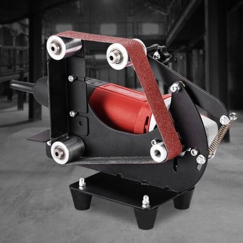 Multifunctional Angle Grinder Sanding Belt Adapter For M10 Accessories Grinding Polishing Machine Iron mini Belt Sander Bracket