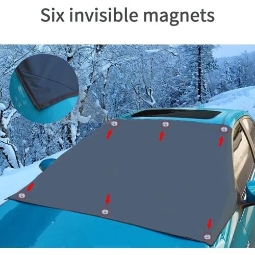 2020 New Automobile Magnetic Sunshade Cover Car Windshield Snow Sun Shade Waterproof Protection Cover Car Windshield Cover