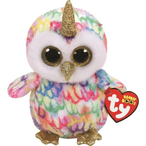 Ty Enchanted the Owl Unicorn Plush Regular Stuffed Animal Collection Toy 15cm