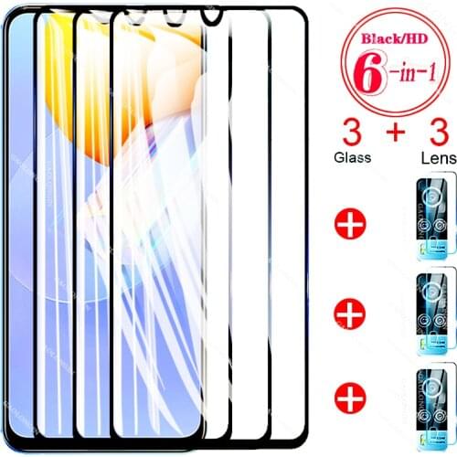 Full Cover Glass for Vivo Y31 Tempered Glass Flim Protective Screen Protector for Vivo Y31 Y51 Y52 5g Y70 Y50 Y30 Y20 Y17 Camera