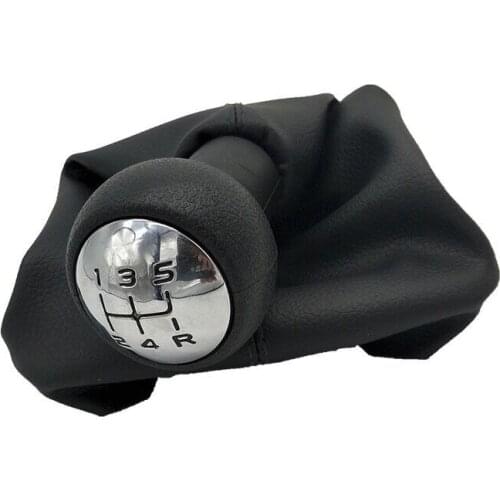 Gear Knob Shift Handball Dust Jacket Gear Shift Lever Dust Cover For PEUGEOT 307