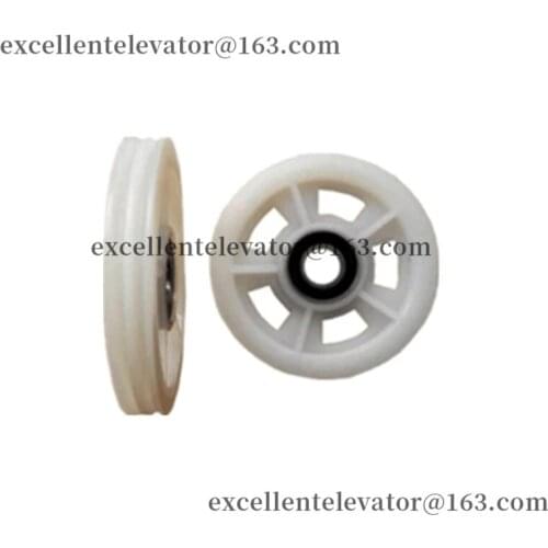 Elevator Nylon Rope Roller Double Grooves 140x20x6204 140*20*6204 Use for Otis