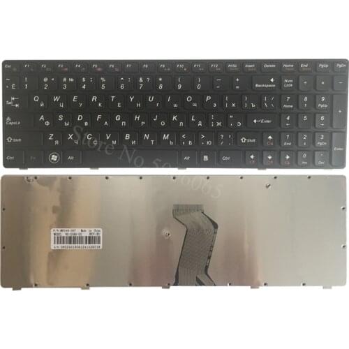 Russian Keyboard for Lenovo G580 Z580 Z580A G585 Z585 RU BLACK FRAME Laptop Keyboard