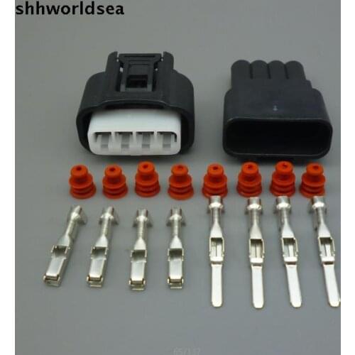 Shhworldsea 5/30/100set 4pin for Toyota Lexus Camry Corolla Rav4 Highlander connector Ignition Coil Plug connector 7283-7449-30