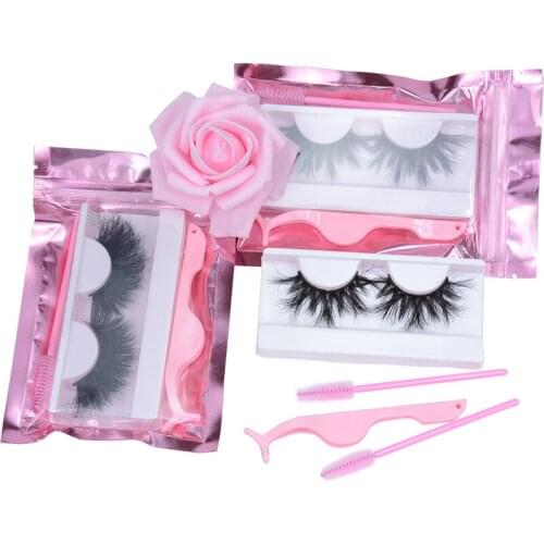 25mm Super Long Dramatic Real Mink 3D Eyelashes Fluffy 8D Siberian Dense Thick Soft Makeup Eye Lashes