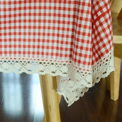 YMQY Linen Tablecloths On The Table