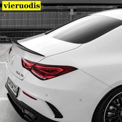 For Mercedes Benz W118 C118 CLA35 CLA180 CLA200 CLA250 CLA45 AMG Line 2019 2020-2024 Rear Trunk Boot Spoiler Tail Wing Lip ABS