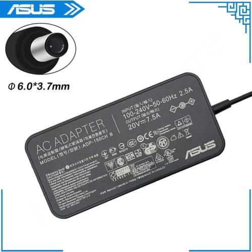 20V 7.5A 150W 6.0*3.7mm AC Adapter Power Charger For Asus G531GT G731GT FX505GT FX705GT FX505DD FX505DT FX505DU FX705DD FX705DT