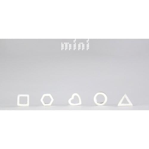 New Hot Fashion 925 Sterling Silver Geometric Earrings for Women Girls Gift Fashion Statement Jewelry cute earrings