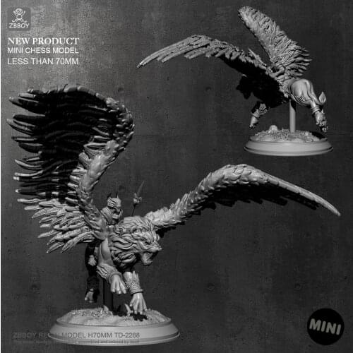 70mm Resin Model Kits Flying Lion self-assembled TD-2388