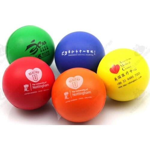 Free1 color logo Free DHL/EMS Shipping Customized Stress Balls Squeezy Balls, Size 40mm,50mm,55mm,60mm,63mm,70mm,80mm,90mm