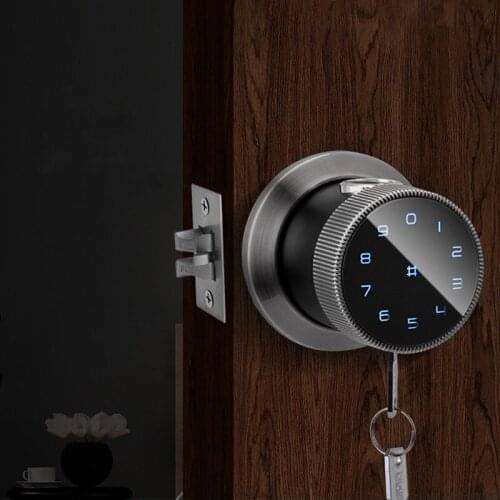 Biometric Fingerprint Lock Security Intelligent Indoor Wooden Door Lock with Password IC Card APP Remote Control Smart Unlock