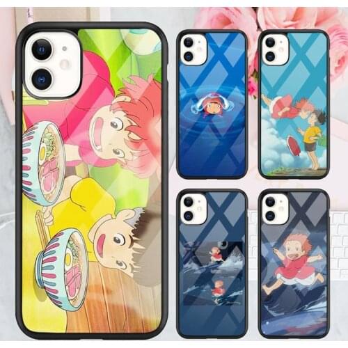 Ponyo on the Cliff Phone Case TPU+PC For iPhone X XR XS 11 12 mini Pro MAX 7 8 Plus