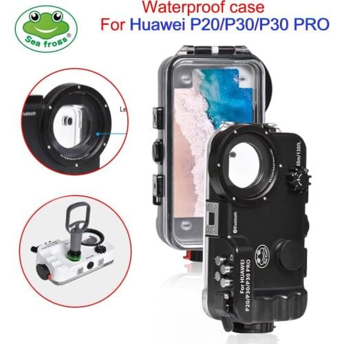 Seafrogs Case For Huawei P20 P30 P30 pro Smartphone Phone Cover Waterproof Housing Diving Underwater Protective Shell