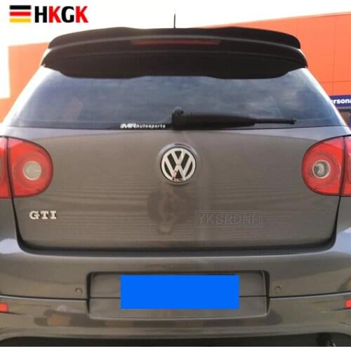 For Volkswagen VW Golf 5 MK5 GTI & R32 2005 2006 2007 2008 2009 High Quality ABS Plastic Gloosy Black Car Tail Wing Decoration