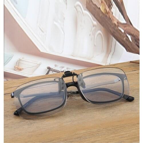 See Far and Near Photochromic Progressive Multifocal Anti-blue Clip Reading Glasses +1 +1.5 +2 +2.5 +3 +3.5 Turn Up and Down
