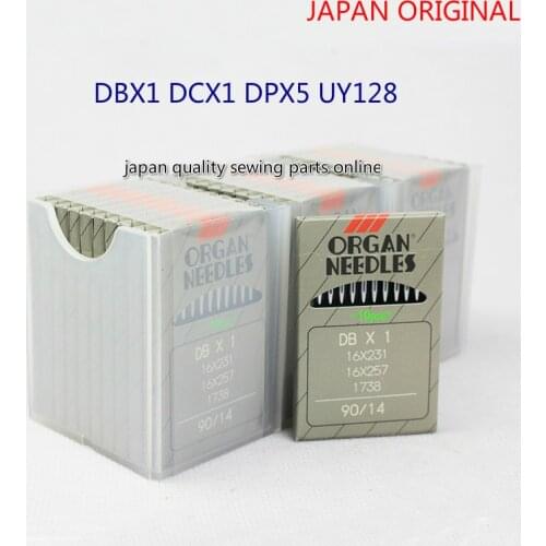 10pcs/lot High Quality ORGAN NEEDLES DBX1 DCX1 DPX5 UYX128GAS For Industrial Lockstitch Sewing Machine Singer JUKI brother