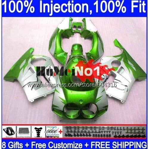 Injection Body For HONDA CBR 250 RR CBR250RR green stock MC19 88 89 134MC.145 CBR 250RR 250R CBR250 RR 1988 1989 OEM Fairing Kit
