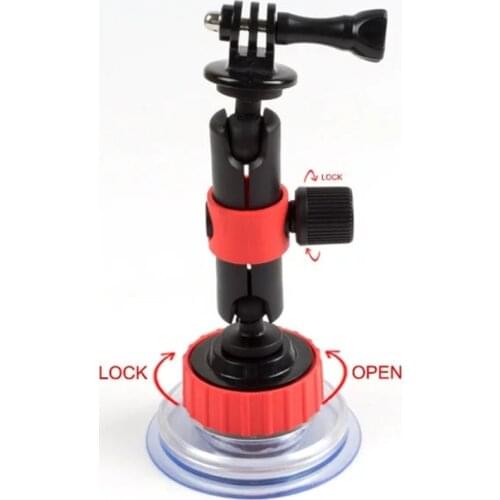 360° Rotation Suction Cup Clamp Mount for GoPro Hero 9 8 7 6 5 Xiaomi Yi SJCAM