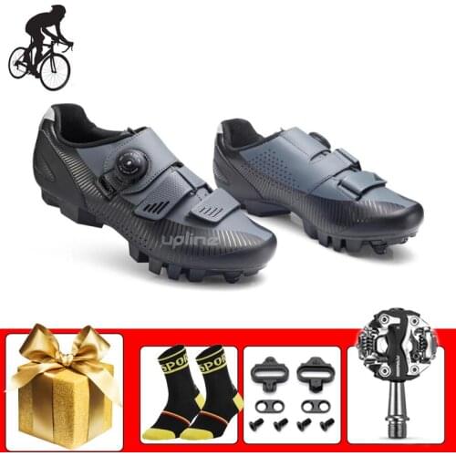 Cycling Shoes Mtb Bicycle Sneakers Add SPD Pedals Self-locking Sapatilha Ciclismo Breathable Non-slip Racing Mountain Bike Shoes