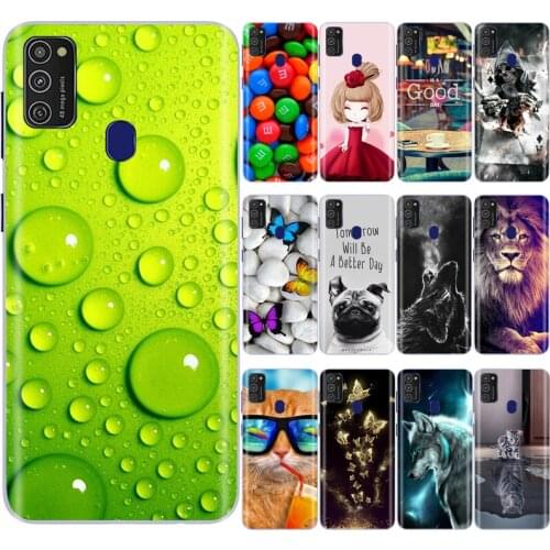 Soft Silicone Case For Samsung M21 Case 6.4 inch Back Cover Phone Case For Samsung Galaxy M21 Case Coque Galaxy M 21 Bumper