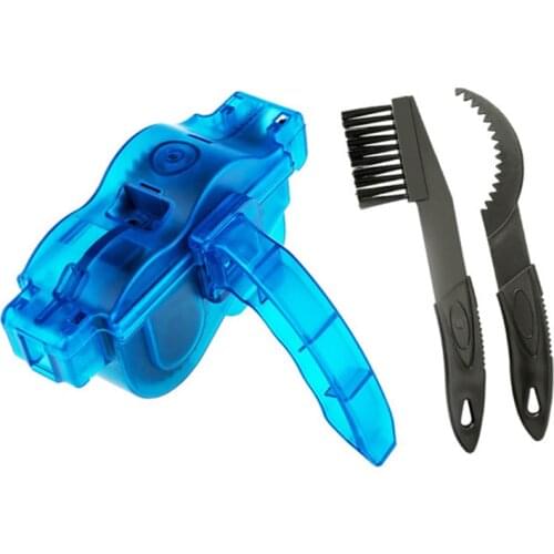 Nieoqar Bicyle Chain Cleaner Cleaning Bicycle 3D Chain Brush Wash Tool Set MTB Bike Protection Oil Chain for Mountain Bicycle