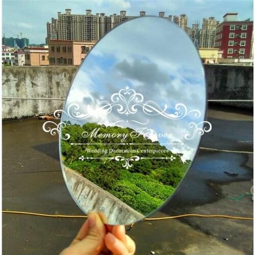 Wedding decoration table centerpiece mirror tray candle holder plate flower vases event party decor