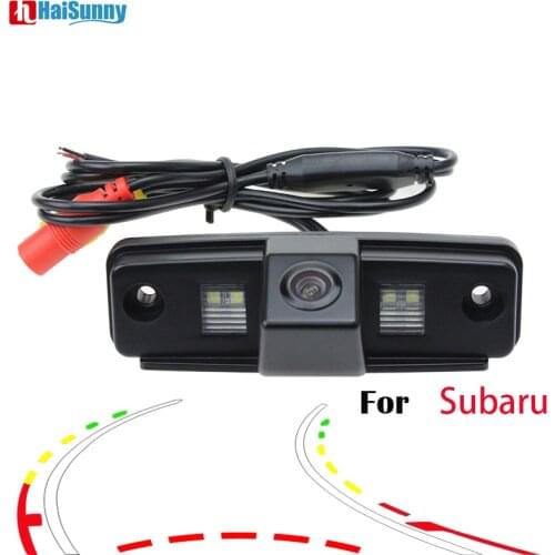 HaiSunny Moving Guiding Line Car Rear View Camera For Subaru Forester Outback 2008 2009 2010 2011 2012 Impreza Sedan(3C) Legacy2