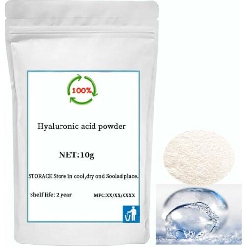 Low molecular hyaluronic acid 99% powder, anti-aging, moisturizing skin, hydrating free shipping