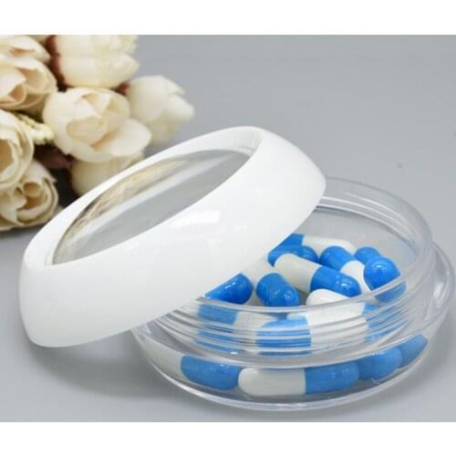 30pcs 20g 30g 50g Clear Acrylic Capsule Bottle Refillabe Bottles cosmetics packages