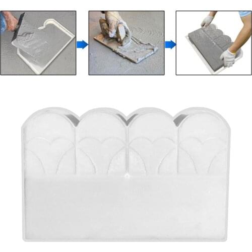 Garden Pool Building Concrete Mold Fence Plastic Brick Mould White Courtyard Lawn Cement Mold