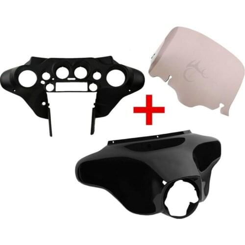 Motorcycle ABS Plastic Batwing Inner Outer Fairing For Harley Touring Electra Glide Road King FLHT 1996-2013