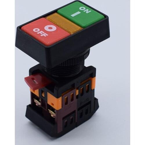 1pcs PPBB-30N double key with light button switch horse button double with light from the switch