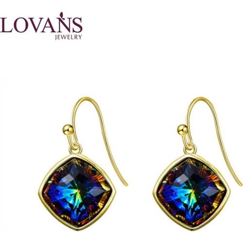 LOVANS Drop Earring Women Jewelry 925 Sterling Silver Fashion Earrings Classic Fine Jewelry Earrings For Women ER2049