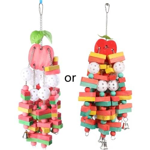 Bird Chewing Toy Large Medium Parrot Cage Bite Toys African Grey Macaws Supplies