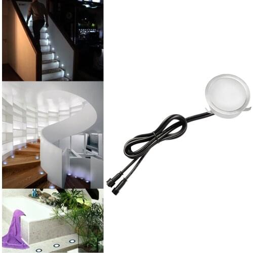 DC12V Led in Ground Light Recessed LED Floor/ Decking Light Laminate Flooring Plinths Step Light Led Outdoor Low Voltage Led