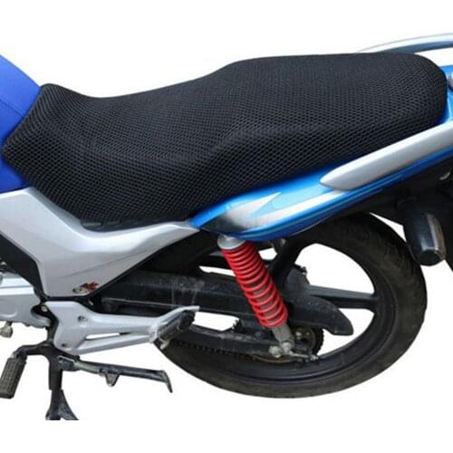 50% Dropshipping!!Motorcycle Seat Cushion Breathable Comfortable Polyester 3D Mesh Heat Insulation Air Pad for Scooter